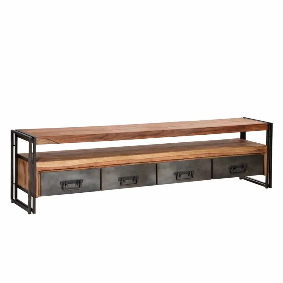 Wohnen Lowboard Mendoza aus Sheesham Massivholz