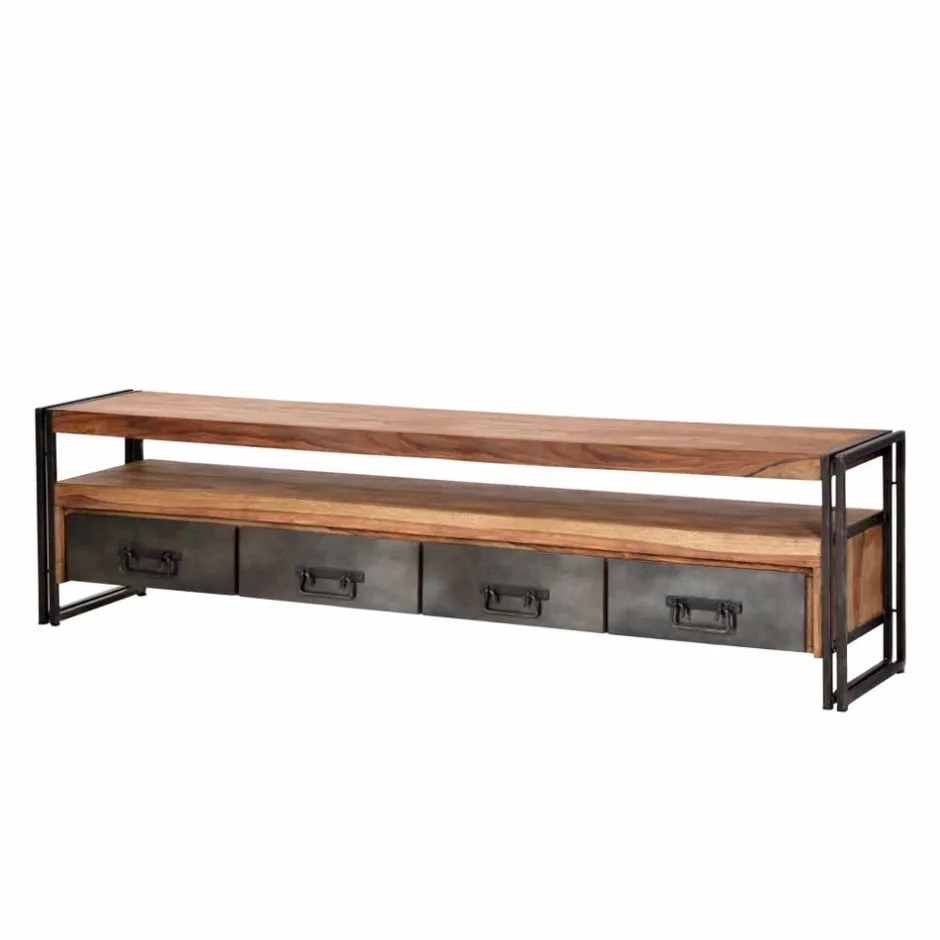 Wohnen Lowboard Mendoza aus Sheesham Massivholz