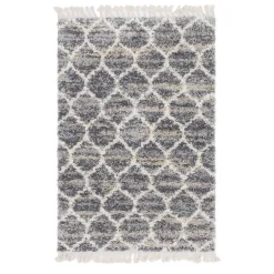 Läufer mit Fransen und Kachelmuster - Kalabria^Wohnen