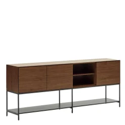 Wohnen Luftig gestaltetes Sideboard in Nussbaum - Milena