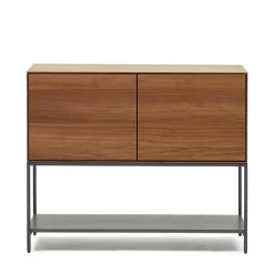 Luftige Türen-Kommode in Nussbaumfarben - Milena^Wohnen Online