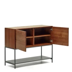 Luftige Türen-Kommode in Nussbaumfarben - Milena^Wohnen Online