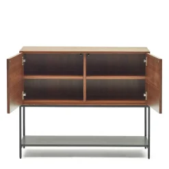 Luftige Türen-Kommode in Nussbaumfarben - Milena^Wohnen Online