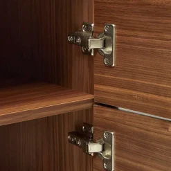 Luftige Türen-Kommode in Nussbaumfarben - Milena^Wohnen Online