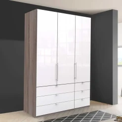 Wohnen 1,5m Schlafzimmerschrank mit sechs Schubladen - Empresian