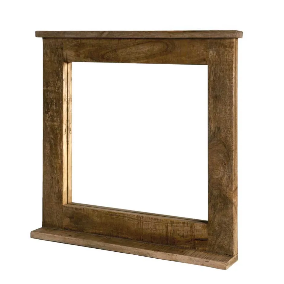 Wohnen Mango Holz Badezimmermöbel im Set - Suennas (vierteilig)