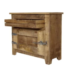 Wohnen Mango Holz Badezimmermöbel im Set - Suennas (vierteilig)