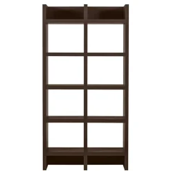 Wohnen Markantes Standregal in Dunkelbraun - Belpasso