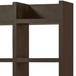 Wohnen Markantes Standregal in Dunkelbraun - Belpasso