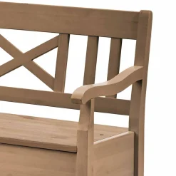 Wohnen Massiv Eckbank Giurgia mit Truhe