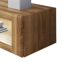 Wohnen Massiv Hängeschrank Vaskov mit Glasklappe