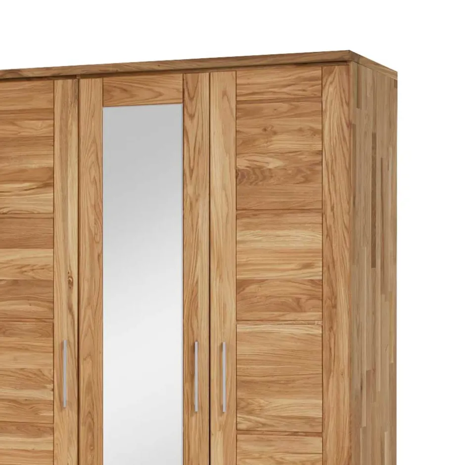 Wohnen Massiv Holzschrank Cranos aus Wildeiche