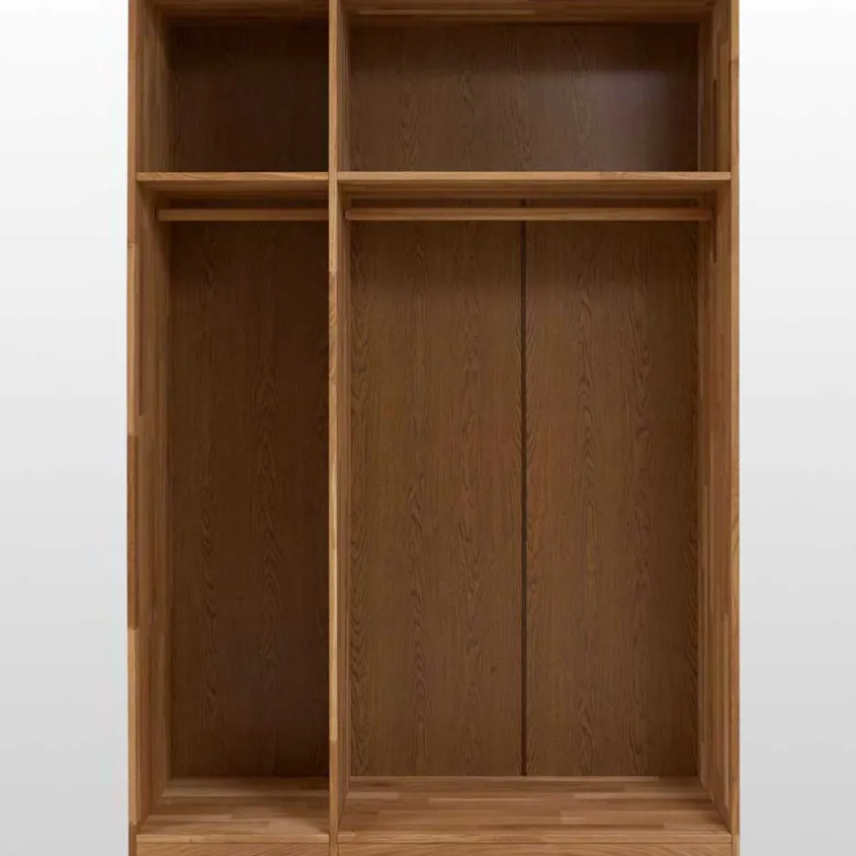 Wohnen Massiv Holzschrank Cranos aus Wildeiche