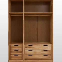 Wohnen Massiv Holzschrank Cranos aus Wildeiche