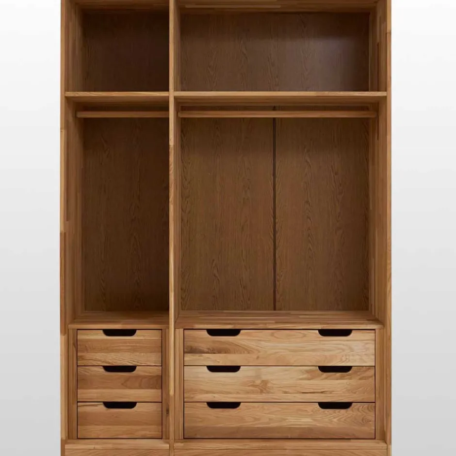 Wohnen Massiv Holzschrank Cranos aus Wildeiche