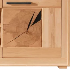 Massive Anbauwand aus Kernbuche - Sarosca (vierteilig)^Wohnen Discount