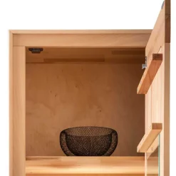 Massive Anbauwand aus Kernbuche - Sarosca (vierteilig)^Wohnen Discount