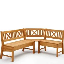 Massive Essgruppe mit Truhen-Eckbank - Jodrav (vierteilig)^Wohnen Best