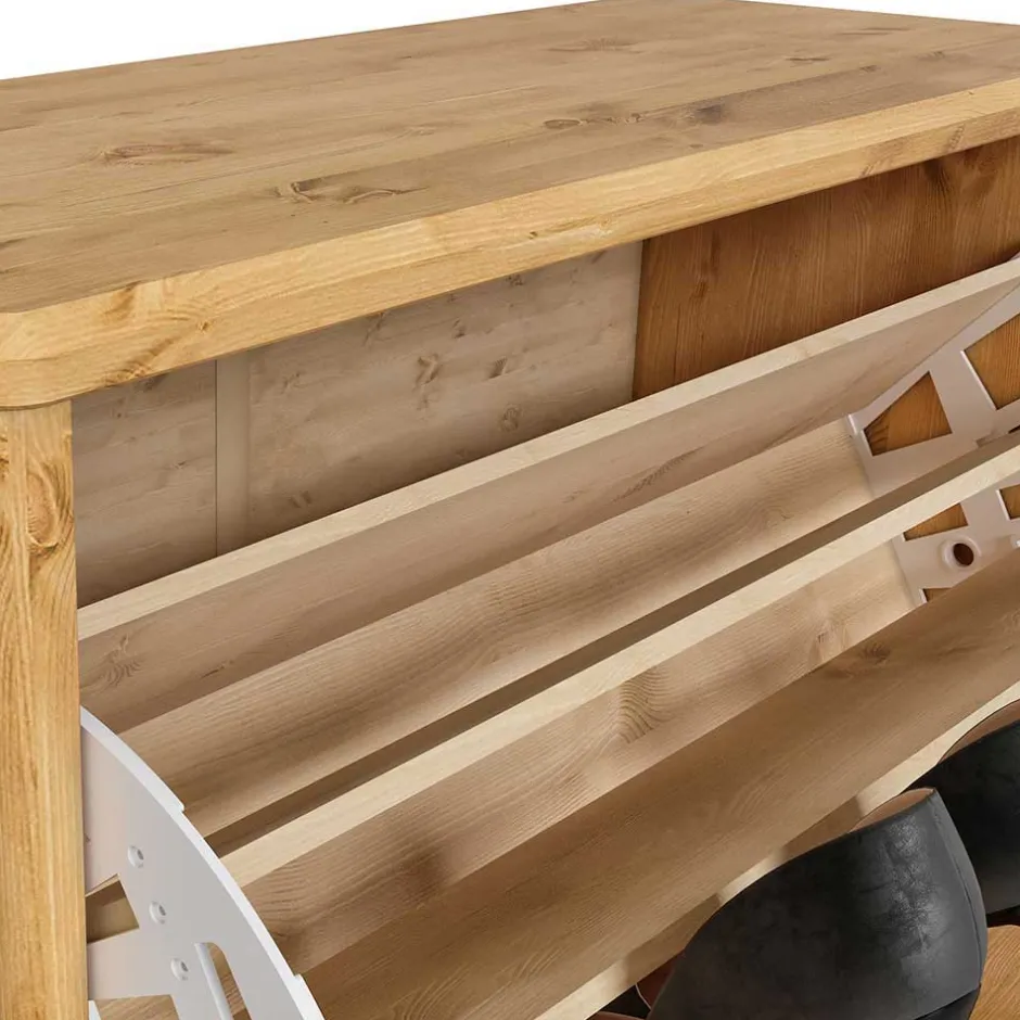 Massive Flurmöbel aus Kiefer geölt - Etvina (vierteilig)^Wohnen Clearance