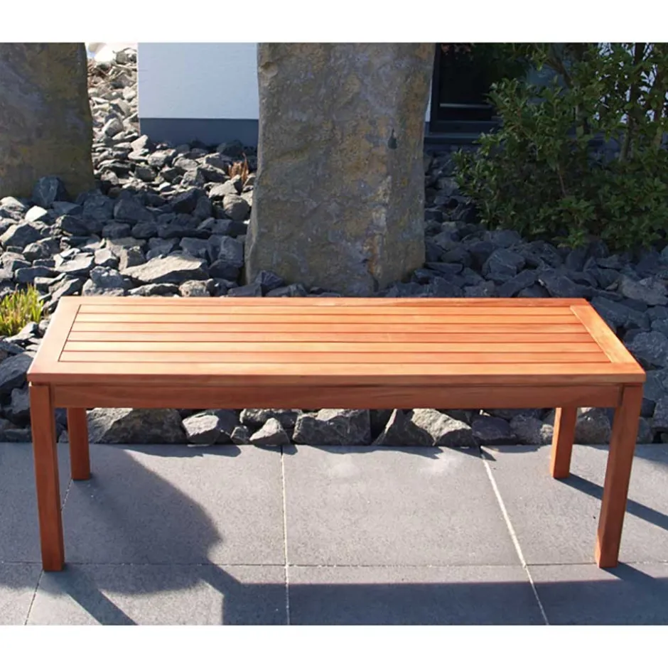 Wohnen Massive Holzbank Vivian für Garten