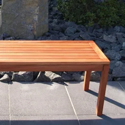 Wohnen Massive Holzbank Vivian für Garten