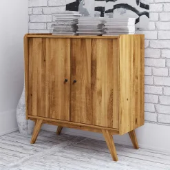 Massive Türen-Kommode im Mid Century Stil - Hardus^Wohnen New