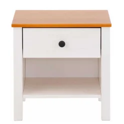 Wohnen Massiver Nachttisch mit Fach & Schublade - Ucledia