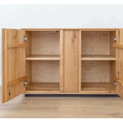 Massiver TV Unterschrank mit LED Licht - Cocondar^Wohnen Clearance