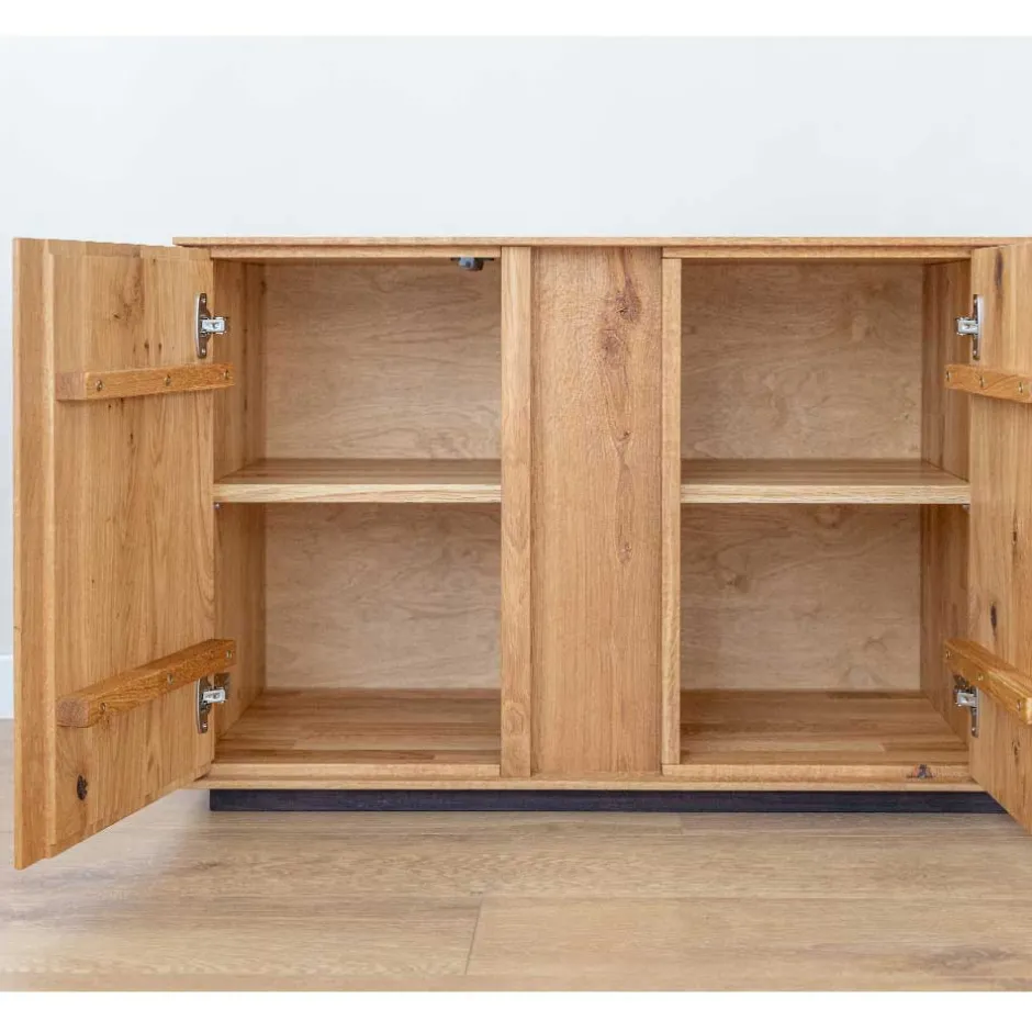 Massiver TV Unterschrank mit LED Licht - Cocondar^Wohnen Clearance