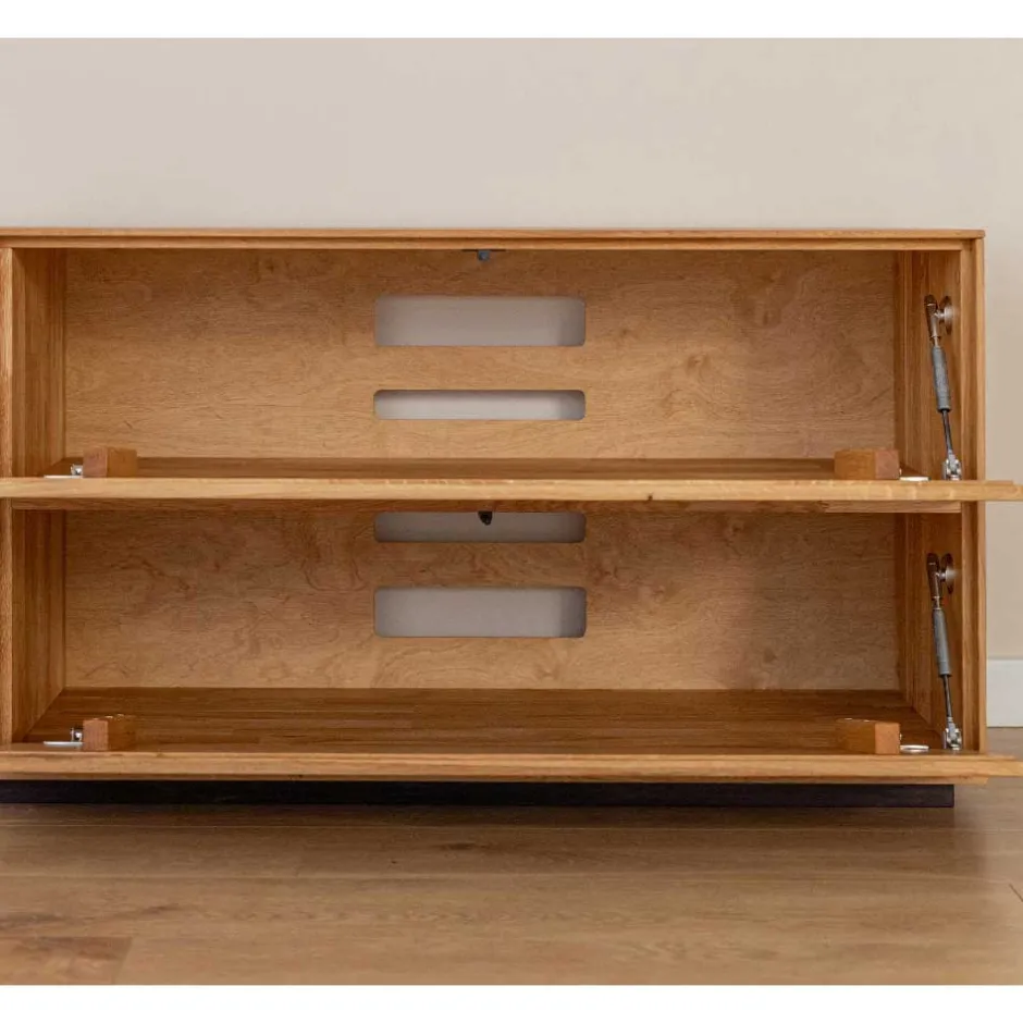 Massiver TV Unterschrank mit LED Licht - Cocondar^Wohnen Clearance