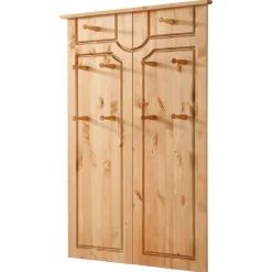 Wohnen Massives Dielenmöbel Set im Landhausstil - Edranov (vierteilig)