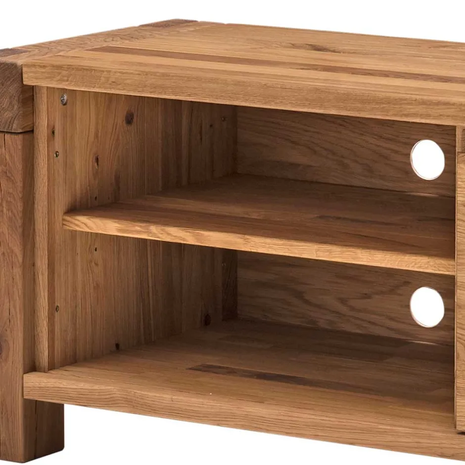 Massives Eichenholz TV Board 139 cm breit - Tailuv^Wohnen Sale