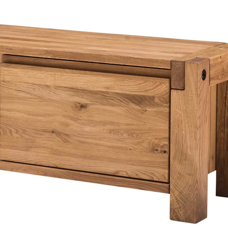 Massives Eichenholz TV Board 139 cm breit - Tailuv^Wohnen Sale