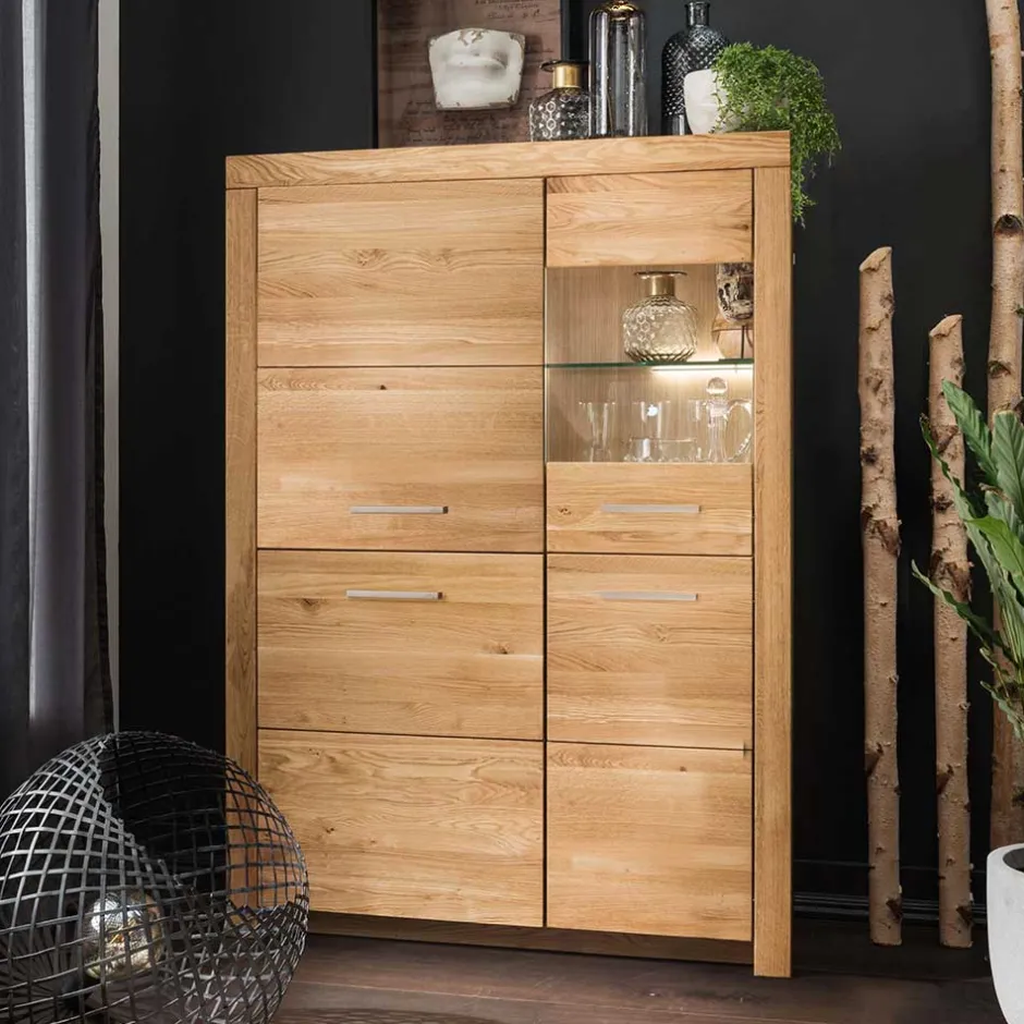 Massives Highboard mit vier Türen - Loitons^Wohnen Online