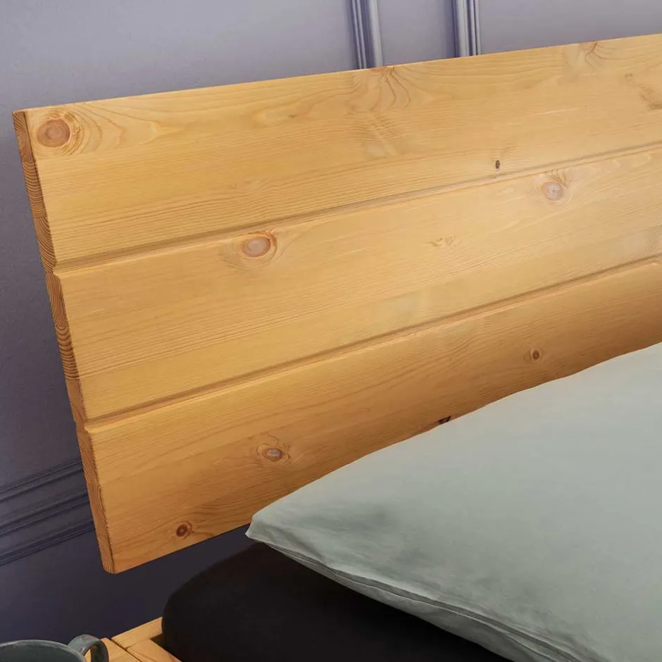 Wohnen Massives Holzbett mit Kufengestell - Vorianca