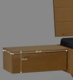 Wohnen Massives Holzbett mit Kufengestell - Vorianca