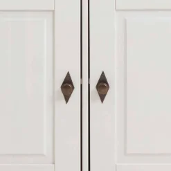 Wohnen Massives Kiefer Sideboard Satumare in Weiß