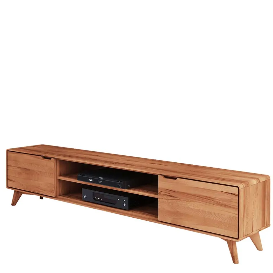 Wohnen Massives TV Element aus geölter Kernbuche - Junola