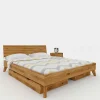 Massives Wildeiche Bett mit Schubladen - Eavy I^Wohnen Best