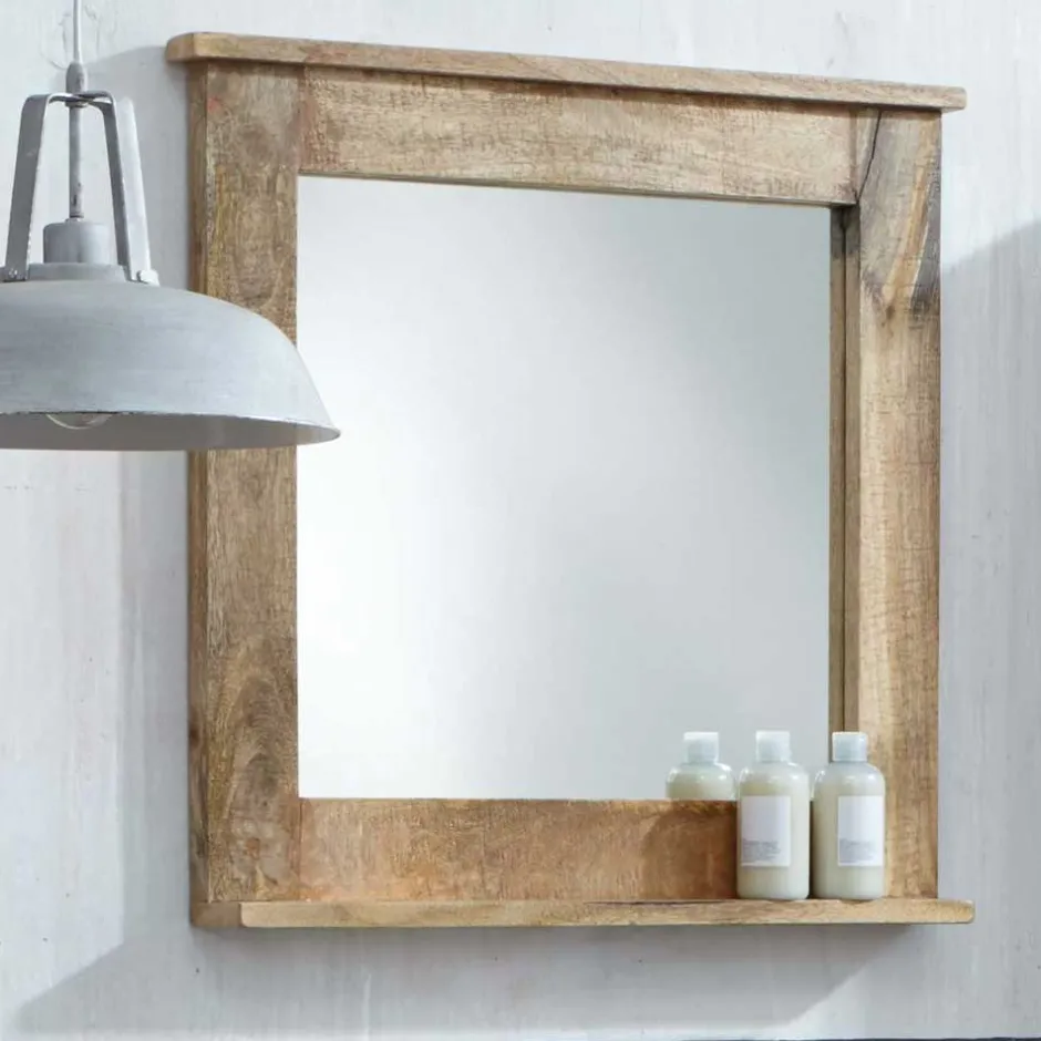 Wohnen Massivholz Badmöbel aus Mango - Suennas (fünfteilig)