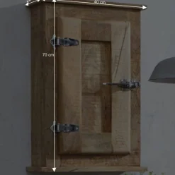 Wohnen Massivholz Badmöbel aus Mango - Suennas (fünfteilig)