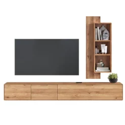 Massivholz Design-Wohnwand Möbelset - Holiday (zweiteilig)^Wohnen Online