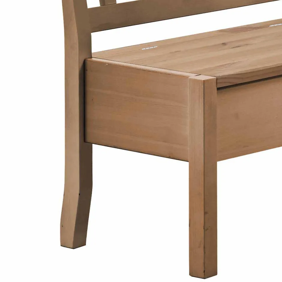 Wohnen Massivholz Eckbank Giurgia aus Kiefer Landhaus