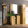 Wohnen Massivholz Flurmöbel Set aus Eiche - Avidora (vierteilig)