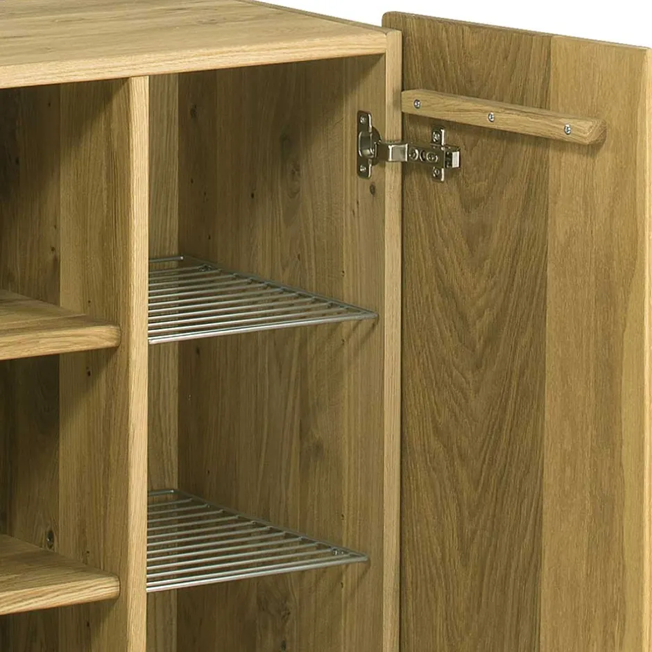 Wohnen Massivholz Flurmöbel Set aus Eiche - Avidora (vierteilig)