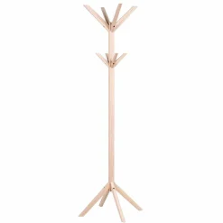 Massivholz Garderobenständer in White Wash - Vaxos^Wohnen Outlet