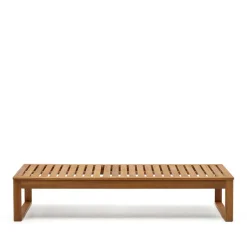 Massivholz Gartenliege mit verstellbarem Kopfteil - Paddock^Wohnen Sale