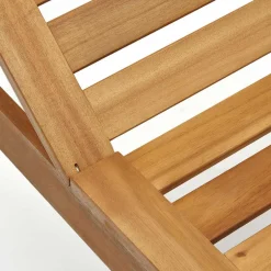 Massivholz Gartenliege mit verstellbarem Kopfteil - Paddock^Wohnen Sale