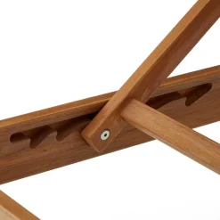 Massivholz Gartenliege mit verstellbarem Kopfteil - Paddock^Wohnen Sale