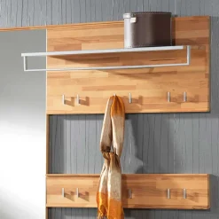 Massivholz Hängegarderobe Coestra aus Kernbuche (zweiteilig)^Wohnen Sale